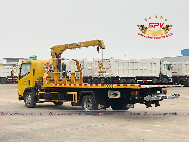 Road Wrecker Truck with Crane ISUZU -LB